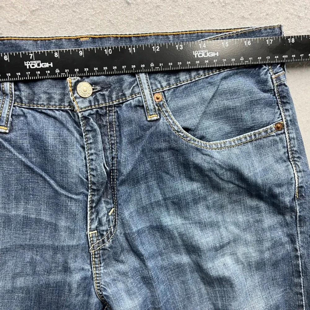 Levis 527 Slim Bootcut Jeans Mens‎ 34x30 Blue Denim Pants 100% Cotton 1630